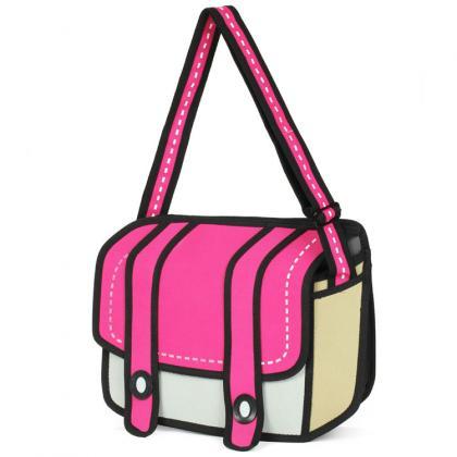 Cute Cartoon Caricature Messenger Bag on Luulla